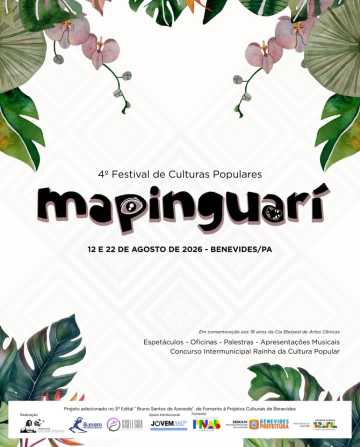 Festival Mapinguari abre inscrições para o Concurso Rainha da Cultura Popular 2026 em Benevides