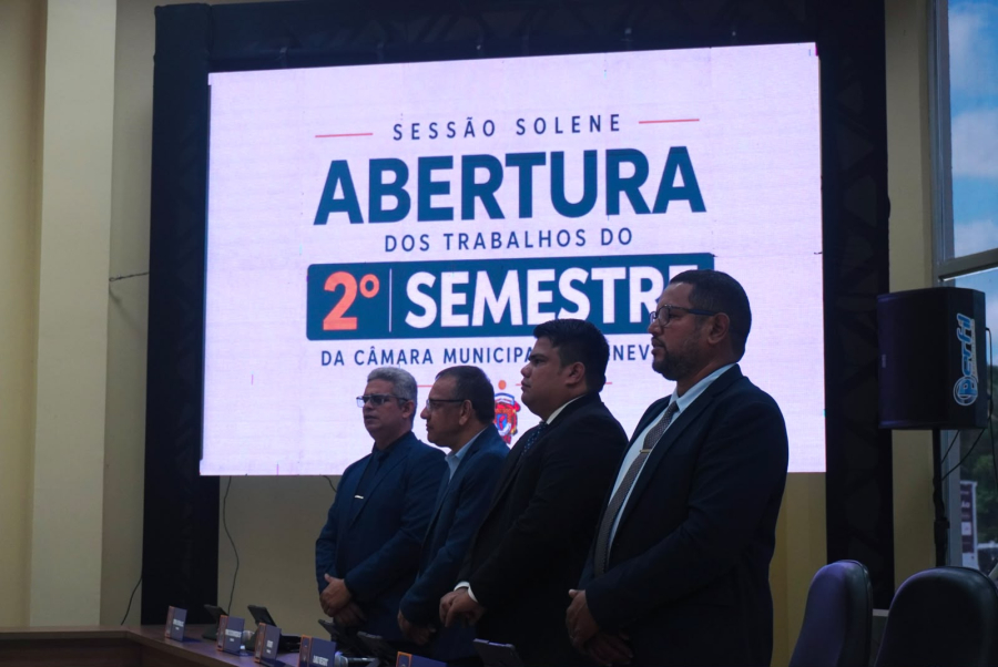 Câmara Municipal de Benevides realizou a primeira sessão ordinária deste segundo semestre 