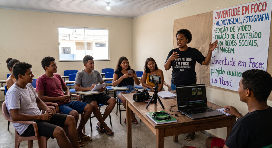 Instituto ICABEL oferece curso gratuito de produção audiovisual para jovens em Benevides