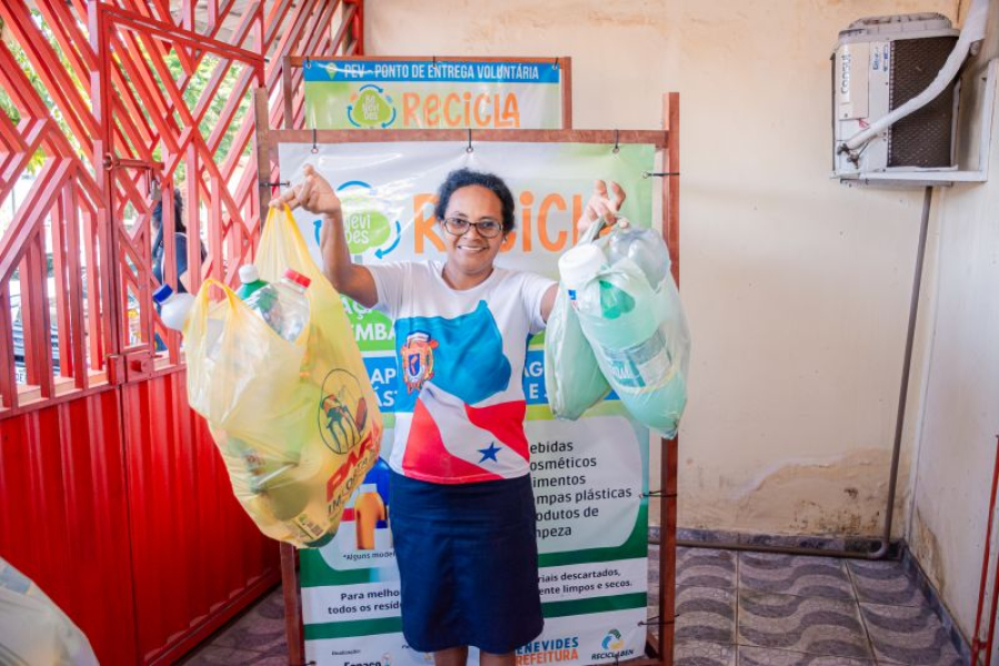 Referência em Sustentabilidade na Amazônia, Benevides inova com sorteio de casa em troca de recicláveis e óleo de cozinha usado